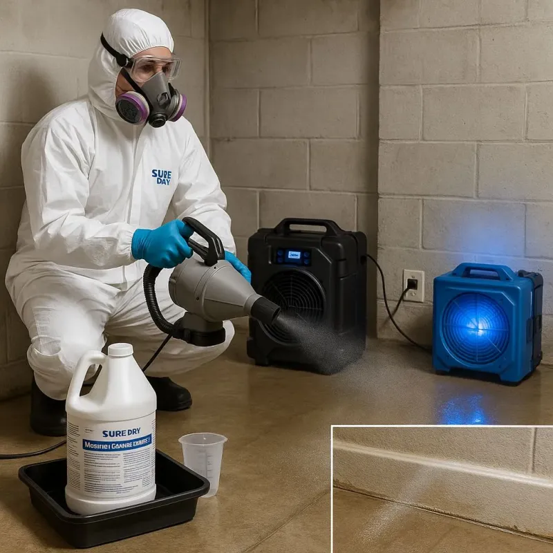 Sanitization and Odor Removal process in Columbia, MS